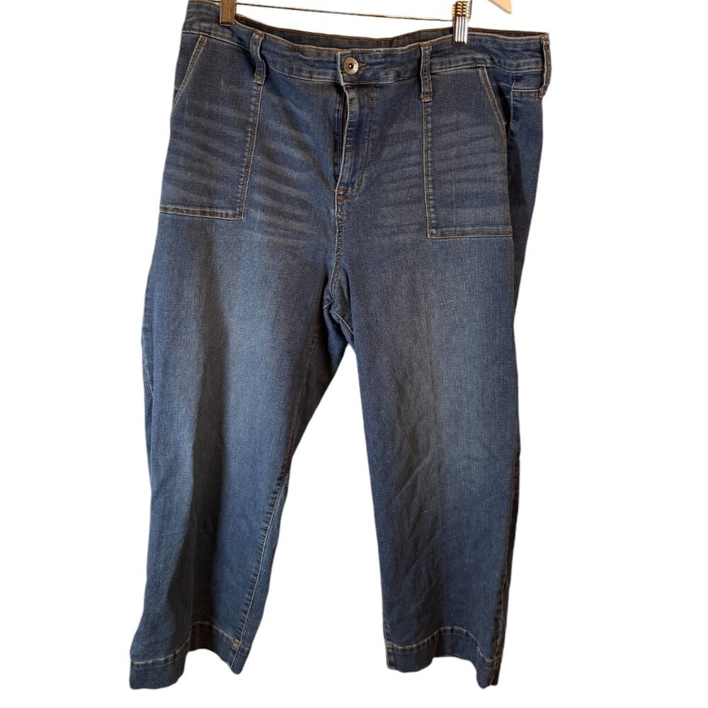 WI E R P Women Blue Jeans 18